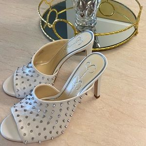 COPY - Jessica Simpson off white Ryanne 2 sandals w/studs